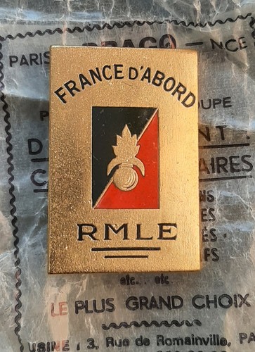 Insigne émail rmle - rmle, 1944