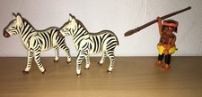 PLAYMOBIL  AFRIQUE SAFARI - Lot : Chasseur de zèbres