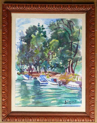 Tableau aquarelle gérard - tableau,