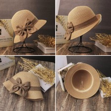 Chapeau femme paille soleil