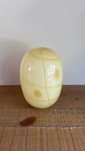Ancien vase ovale verre - ancien, en