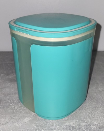 Boite fenêtre tupperware bleu - boite,