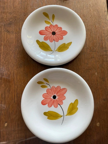 Assiettes dessert vintage - à,