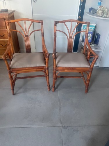 Fauteuils bambou rotin - fauteuils, /rotin