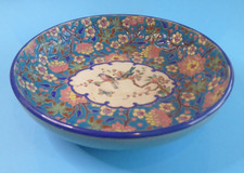 GRANDE Coupe corbeille à fruits Longwy faïence émaillé de  Albert KIRCHTETT 27cm