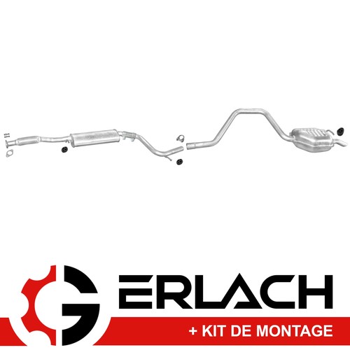 Echappement silencieux pour