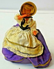 ANCIENNE POUPEE SOUVENIR SUJET FIGURINE PAS PORCELAINE BISCUIT BRETON ALSACIEN