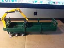 remorque avec grue telescopique - maisto-long 22 cm