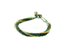 Bracelet Brésilien  fil tressé Rasta jamaïcain  rastafari artisanat fait main 26