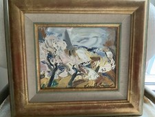 ROLLAND LEFRANC OEUVRE HUILE SUR TOILE