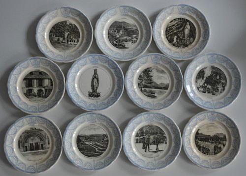 Lot assiettes religieuse - lot,