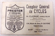 10 Sainte Savine par Troyes - Publicitaire Vélo Prester - Comptoir de Cycles
