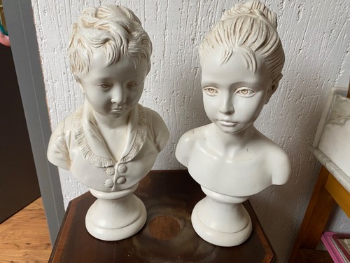 Buste enfant ancien - ancien, enplatre