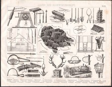 1870 Gravure originale