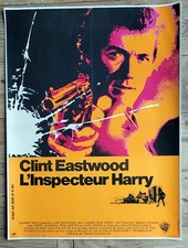 french poster entoilée 60 x 80 DIRTY HARRY, CLINT EASTWOOD, LALO SCHIFRIN