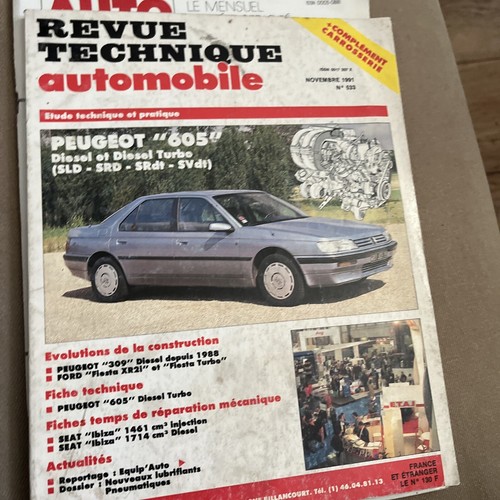 Revue technique peugeot 605 - revue,