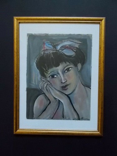 Peinture sur papier - , de
