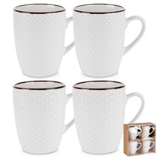Tasses céramique 400 ml 4 pcs