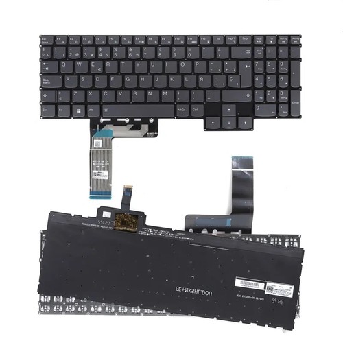 Clavier rétroéclairé gris - clavier,