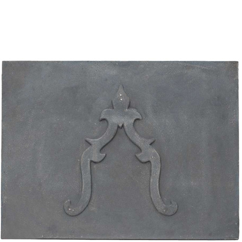 Plaque cheminée fonte - plaque, en