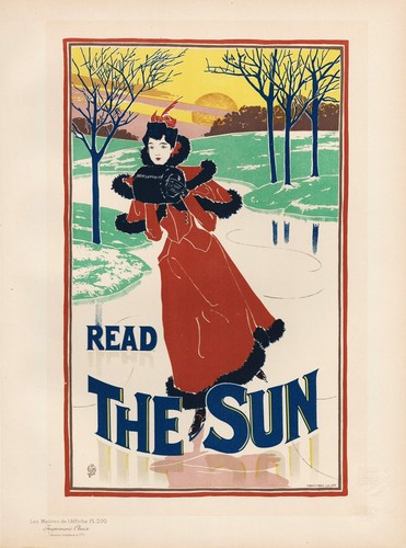 Affiche art nouveau - affiche,