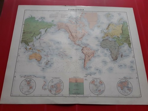 Carte ancienne la - ancienne, de