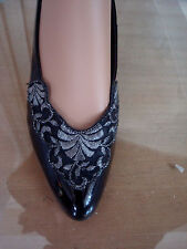 ESCARPIN CUIR  VERNI NOIR