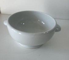 Bol A Oreilles Porcelaine BLANC Tradition France Shabby Chic Campagne Vintage