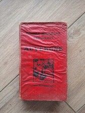 MICHELIN ANCIEN GUIDE RÉGIONAL ROUGE AUVERGNE 1929-1930 BIBENDUM