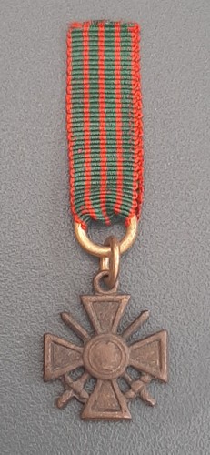 Ww1 médaille miniature - miniature, croix