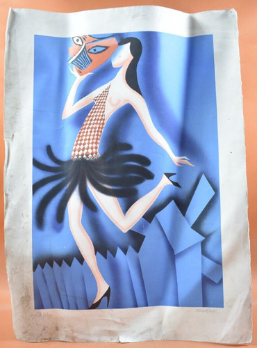 Lithographie xxème danseuse - -,