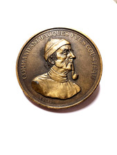 Médaille Commandant J.Yves COUSTEAU "La Calypso" graveur R.DUBOC