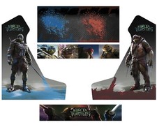 Stickers bartop Tortue Ninja Autocollant borne d'arcade