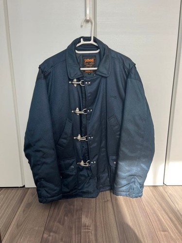 Schott fireman jacket navy - schott,