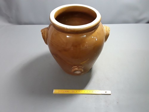 Ancien vinaigrier pot - en, terre