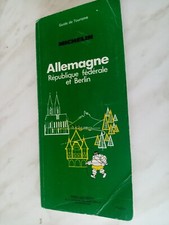 GUIDE VERT TOURISME ALLEMAGNE REPUBLIQUE FEDERALE BERLIN 9 em edition 1988+HISTO