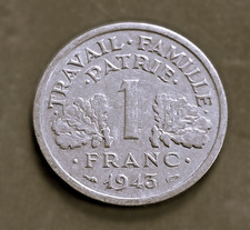 1 franc Bazor aluminium 1943
