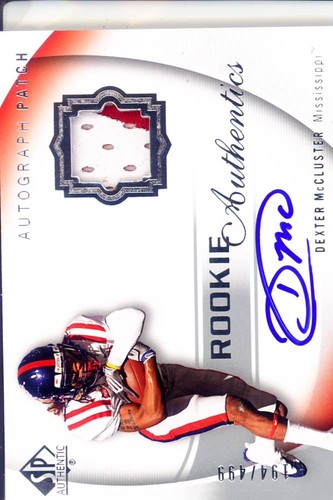 Dexter mccluster rookie - mccluster, draft