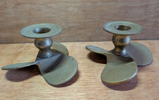 Paire de bougeoir en Laiton