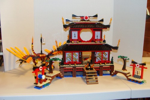 Lego ninjago fire temple - ninjago:,