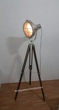 LAMPE DE SCÈNE DE CINÉMA BRIN LUMIÈRE TRÉPIED AVEC SUPPORT EN BOIS