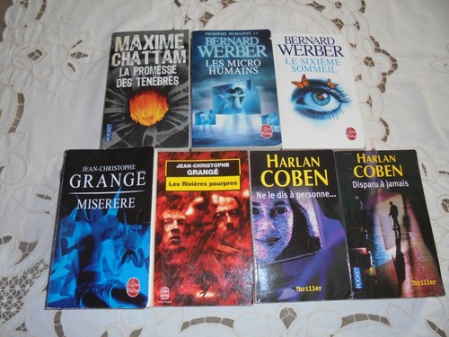 Thrillers livres de - livres,,