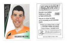 Vignette N°103 - Sprint 2013 - Edition Belge - Ricardo Mestre
