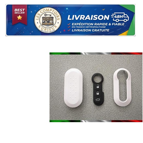 Coque clé fiat - coque,