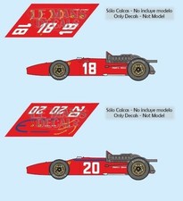 Stickers Ferrari 312 F1 Monaco