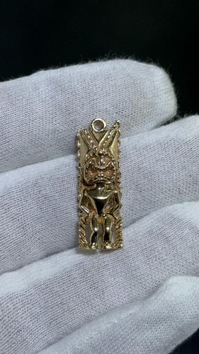 Pendentif rectangulaire tiki - rectangulaire,