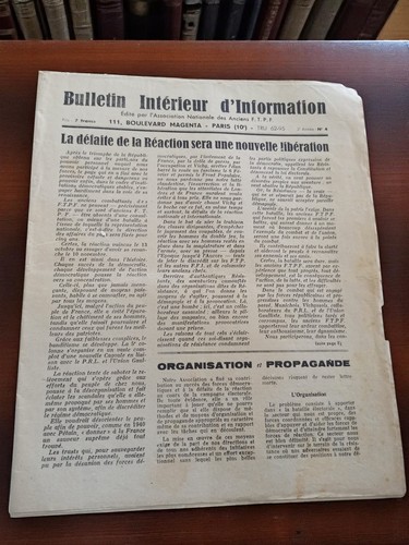Bulletin intérieur - bulletin,