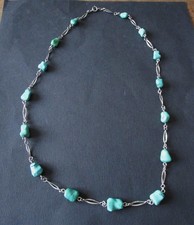 Collier en argent et perles de