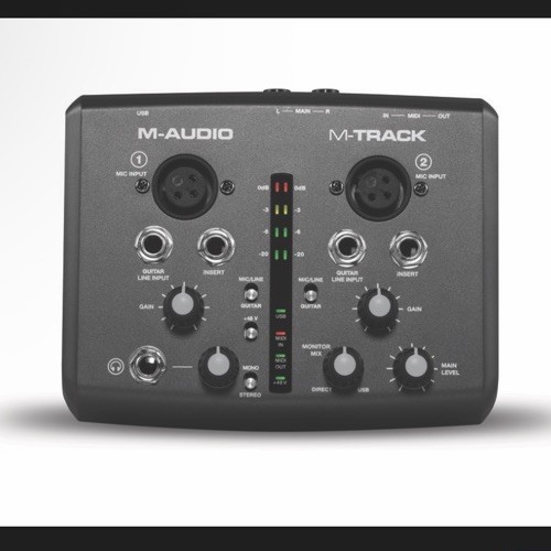 Audio track duo interface - m-track,