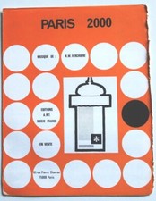 Partition vintage sheet music ANDRE VERCHUREN : Paris 2000 * Accordéon